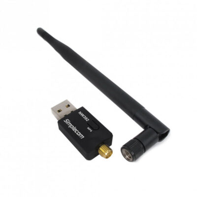 Simplecom NW611 Wi-Fi 5 AC600 Dual Band USB Adapter with 5dBi Antenna